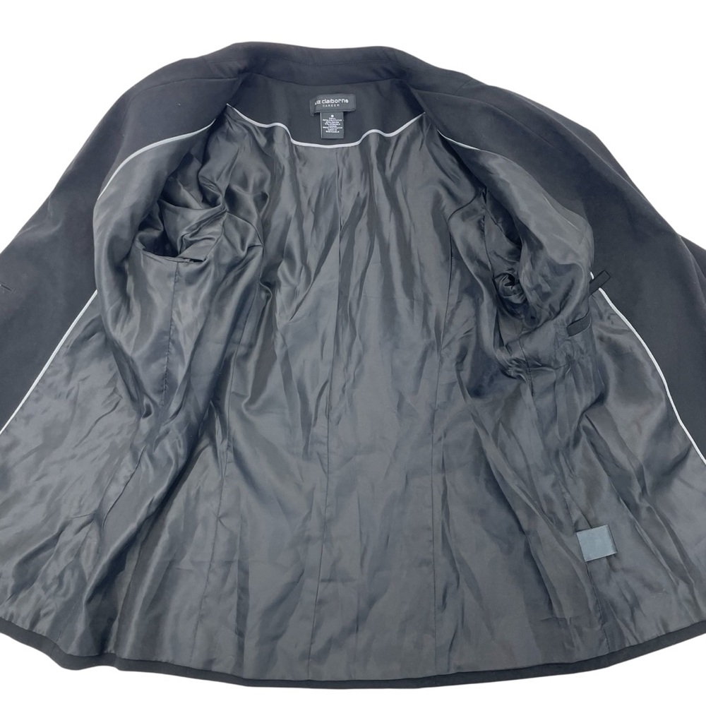 Liz Claiborne Blazer 8 Black - Picture 10 of 12
